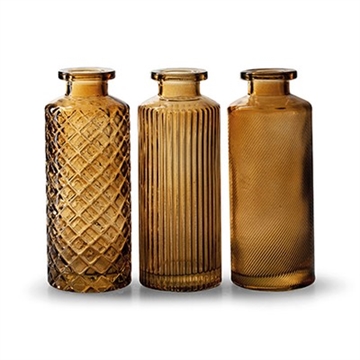 32 x Glasflasche mini H10,4cm Ø4,8cm 120ml Glas Flaschen Vase
